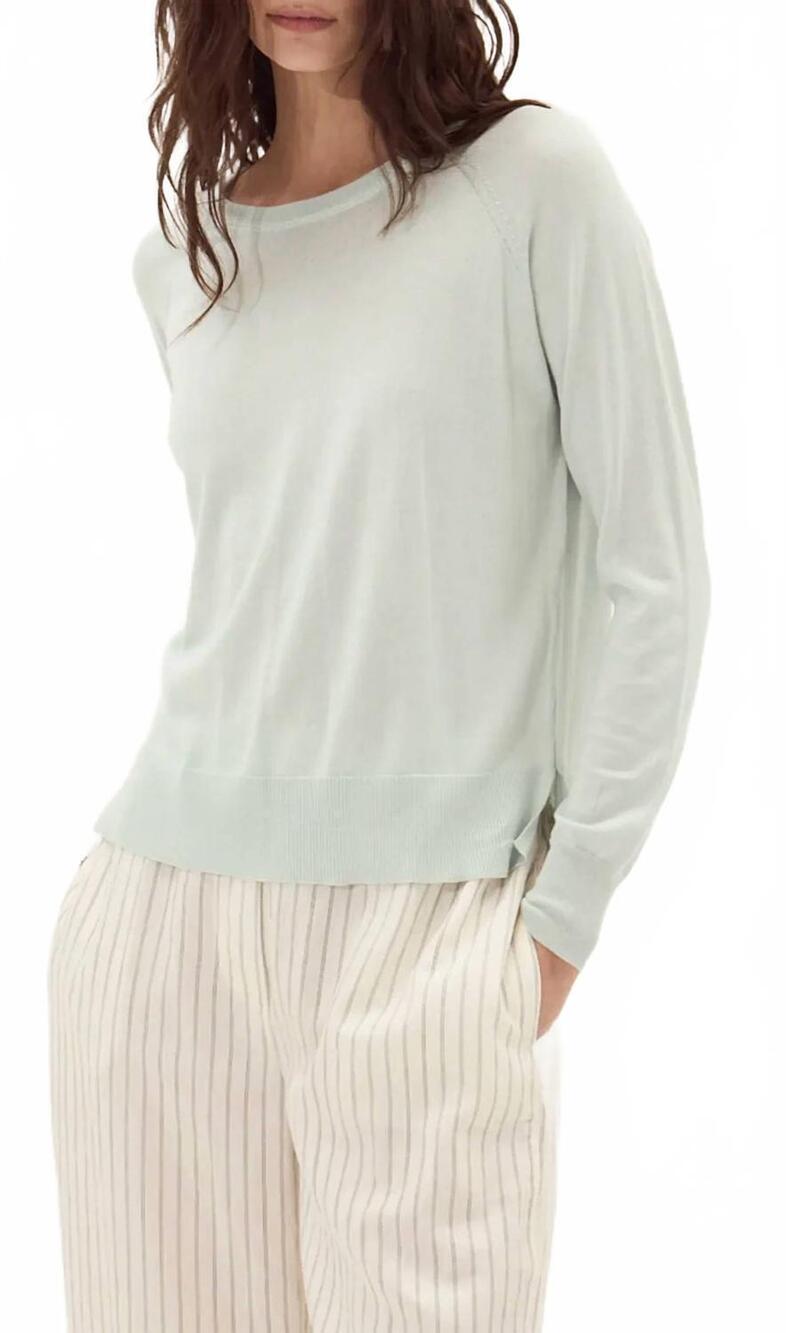 NEW DELUC formentera sweater in light blue